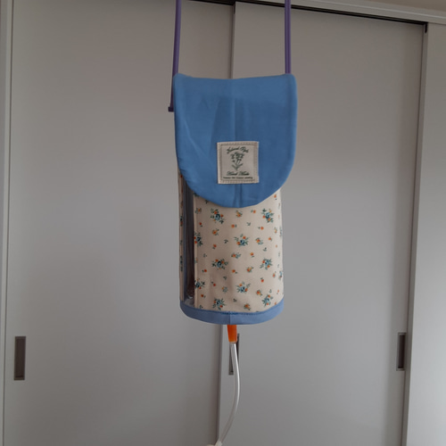 わかなページ【呼吸器回路カバー・経管栄養ボトルカバー】 handmade* 注入ボトルカバー 栄養ボトルカバー 経管栄養 胃瘻 胃