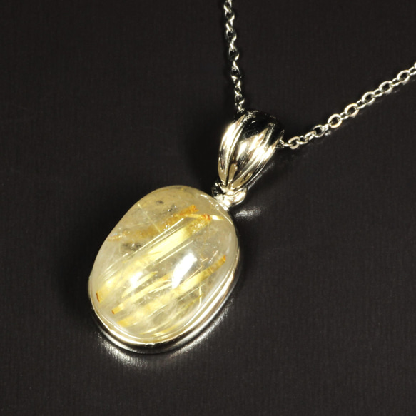 極太金針のオーラが凄い！】一点物 ゴールドタイチンルチル