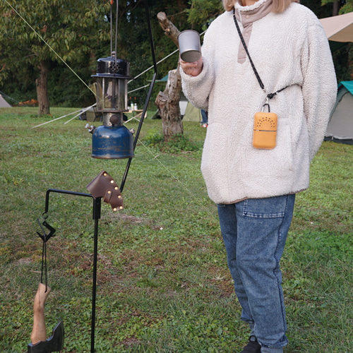 ジャンク品 レトロ アンティーク ハクキン携帯カイロ キャンパー 登山