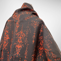 秋冬 ランクアップコーデ 着物ガウン カーディガン 着物リメイク コート 着物 和柄 フリーサイズ Ｊ51004 7枚目の画像