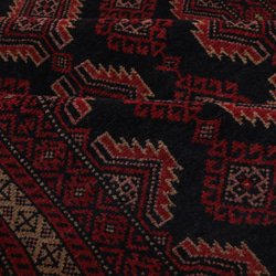 部族の伝統モチーフが特徴的なオリジナルトルクメン　オールド手織り絨毯　ヴィンテージラグ　127x177cm　＃57 5枚目の画像