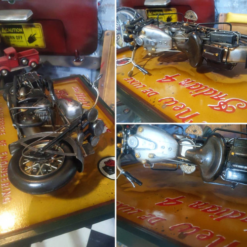 アメリカンな部屋 3D アンティークボード アメリカンバイク