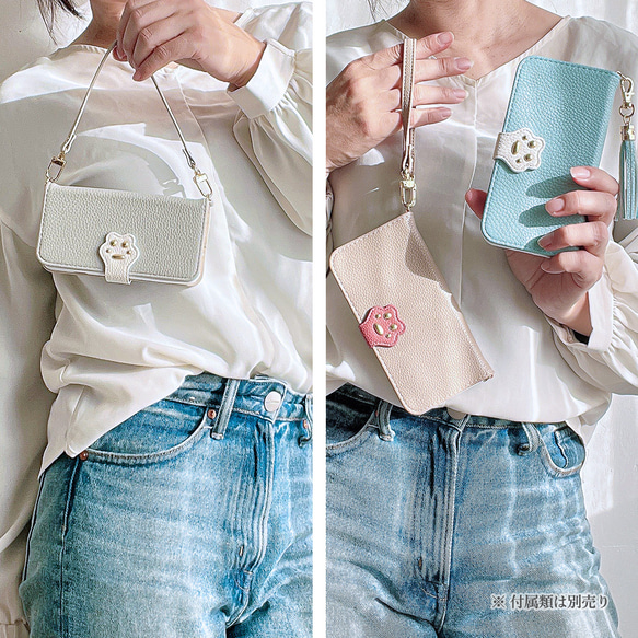 貓爪印花智慧型手機保護殼，適用於 iPhone 17、16e、15、Pro、SE3、Xperia、Galaxy 及所有型號 第10張的照片