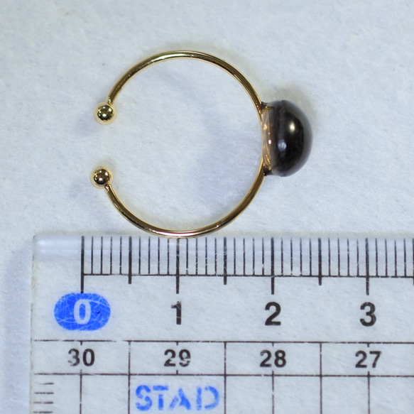 (1 件) 石榴石手術不鏽鋼環 (8mm/均碼) 第5張的照片