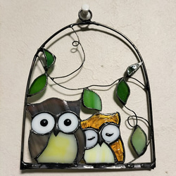 ステンドグラス 葡萄の鏡 ステンドグラス 葡萄の鏡 その他インテリア雑貨 ステンドグラス