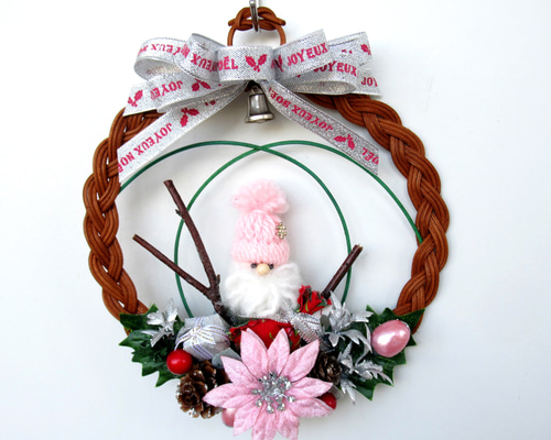 クリスマスリース飾り 小23-1 リース kisetukazari2 通販 16741130