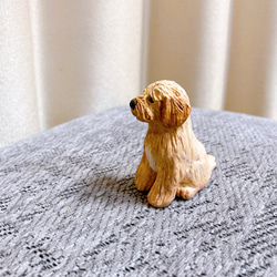 ラブラドゥードル　ミニチュア　子犬　犬　フィギュア　置物　オブジェ 4枚目の画像