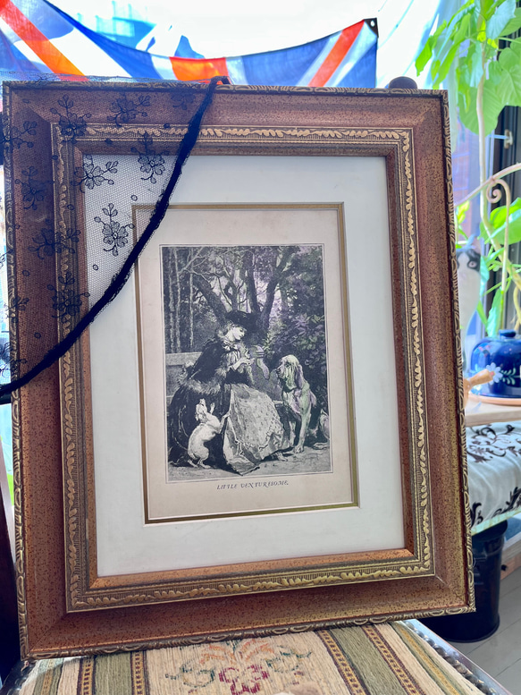 英国で出会った♪ アンティーク プリント 1891年 アーネスト・二スター  