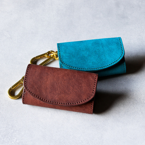 送料無料 AURAMU 三つ折り キーケース コインケース カードケース