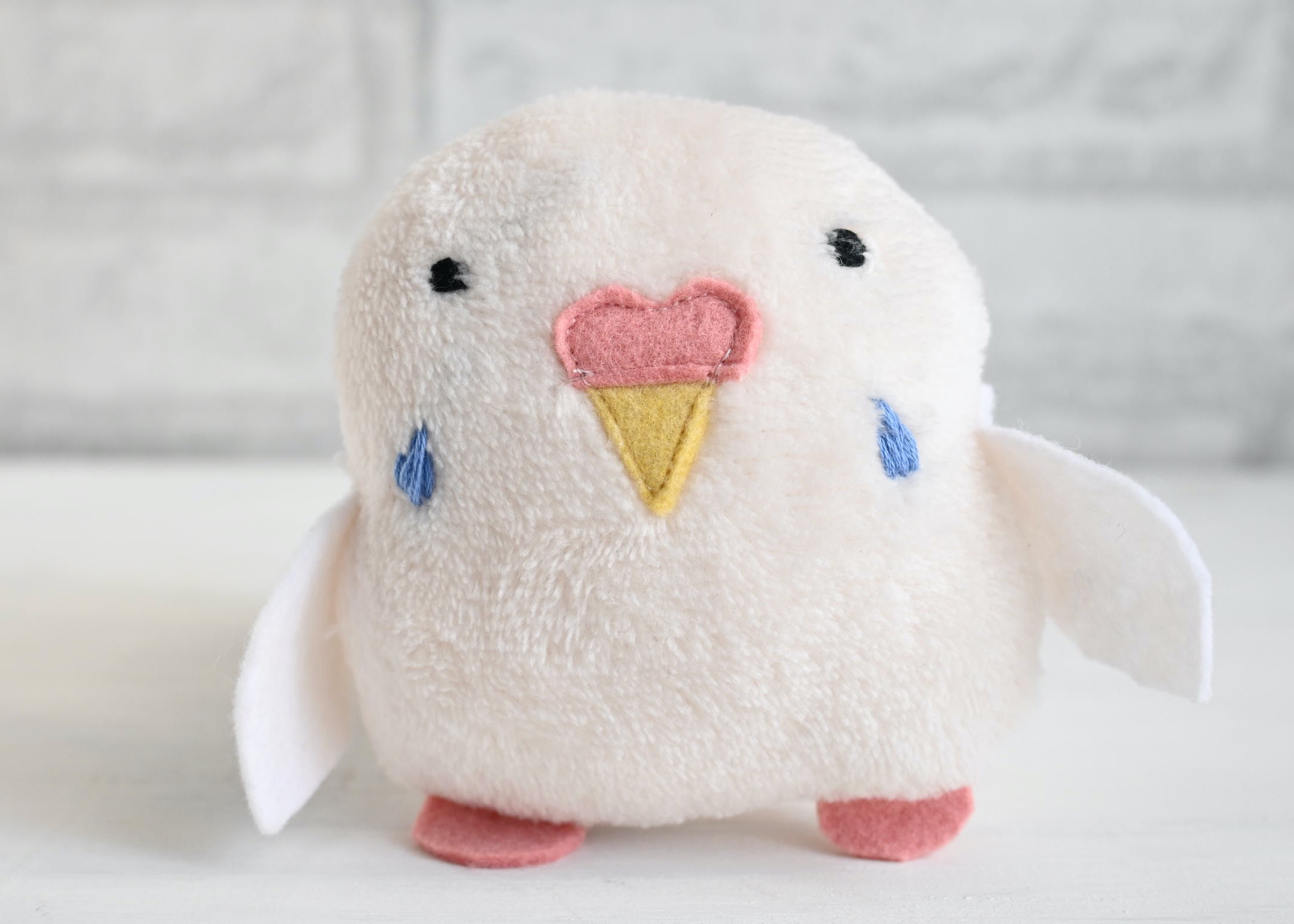 猫ちゃんとインコちゃん　アクリル画 コウペンちゃん セキセイインコ黄緑ちゃんなアクリルクリップ