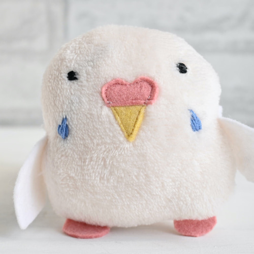 作家さま 梵天セキセイインコのぬいぐるみ バードフィギュア