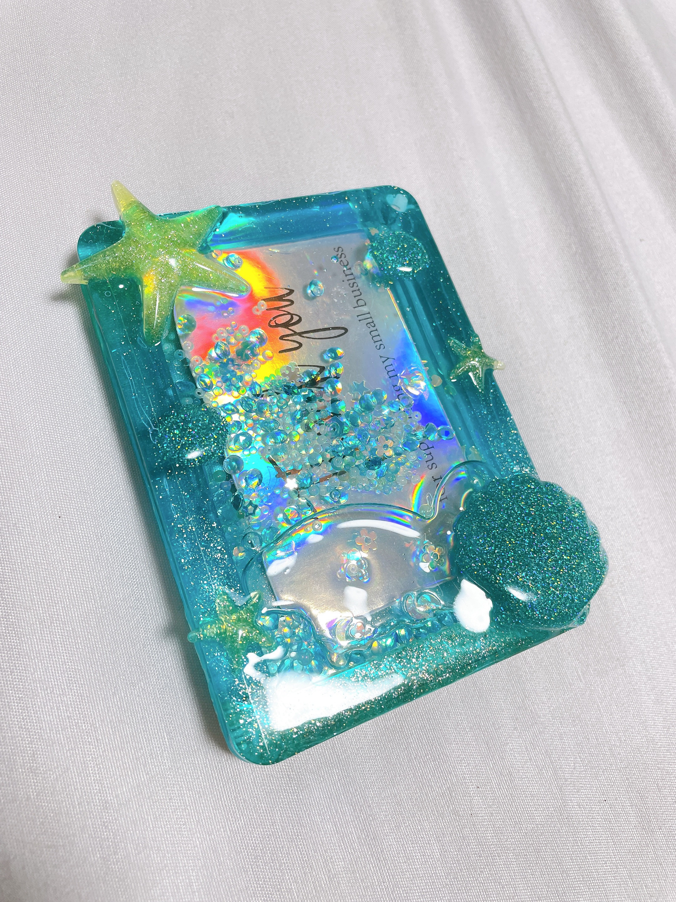 受注制作】シェイカートレカケース/海 樹脂・レジン moku 通販