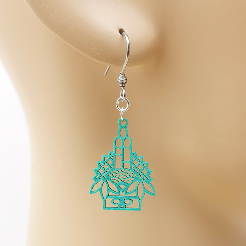 門松と四季 Ω 気分が上がる魔法のスイッチ Ω ピアス Ω イヤリング