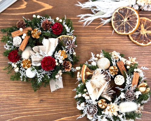 ミニツリーのフライングリース　（プリザーブド） ミニツリーのフライングリース （プリザーブド） クリスマス