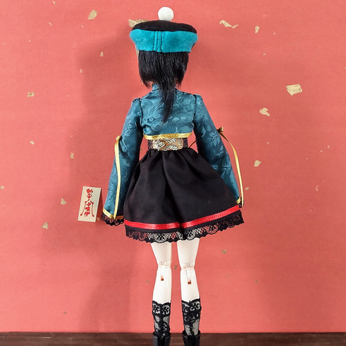 ドール服 リカちゃん 27cmドール ハロウィン キョンシー チャイナ