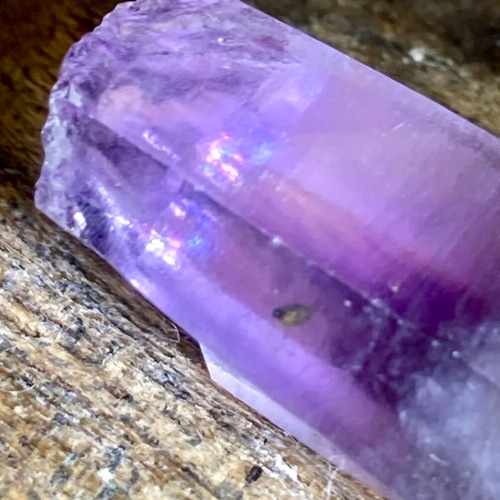 レインボー✨ ゲレロアメジスト 紫水晶 原石 ラフストーン