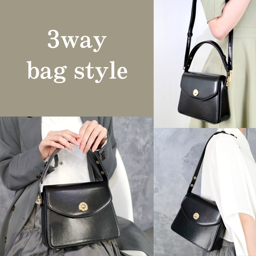 送料無料】3wayショルダーバッグ ブラック ショルダーバッグ noveltia  