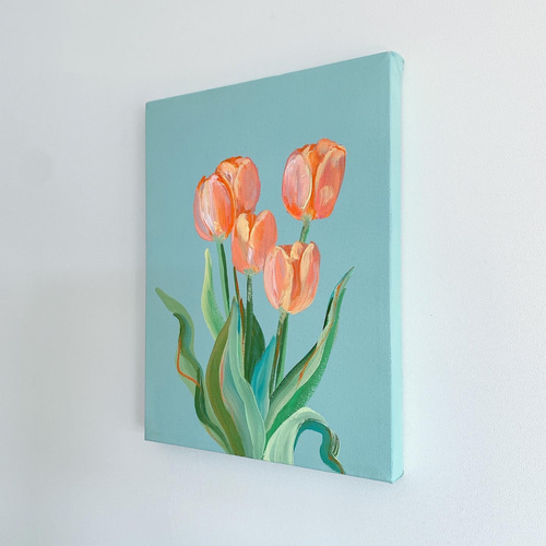 原画】チューリップの絵 絵画 Hang 通販 16742905｜Creema(クリーマ)