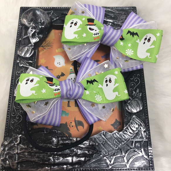 2662 ハロウィンモチーフヘアゴム