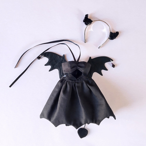 ドール服 リカちゃん 27cmドール ハロウィン 小悪魔♡ドレス