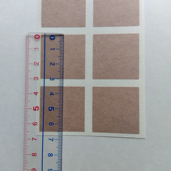 無地シール 正方形・四角・3×3cm 10シート(100枚) 3種から選べます(普通郵便送料無料) 3枚目の画像
