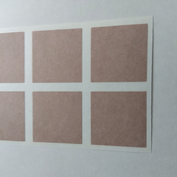 無地シール 正方形・四角・3×3cm 10シート(100枚) 3種から選べます(普通郵便送料無料) 5枚目の画像
