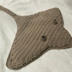 【DL編み図】かぎ針編み海洋生物エイかわいい編みぐるみ 2枚目の画像