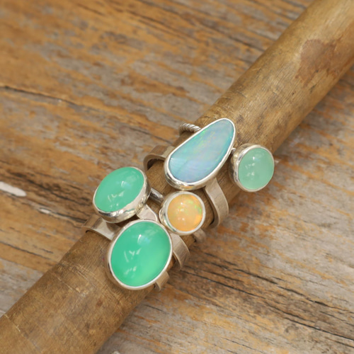 Australian Chrysoprase Ring オーストラリア産クリソプレーズのリング
