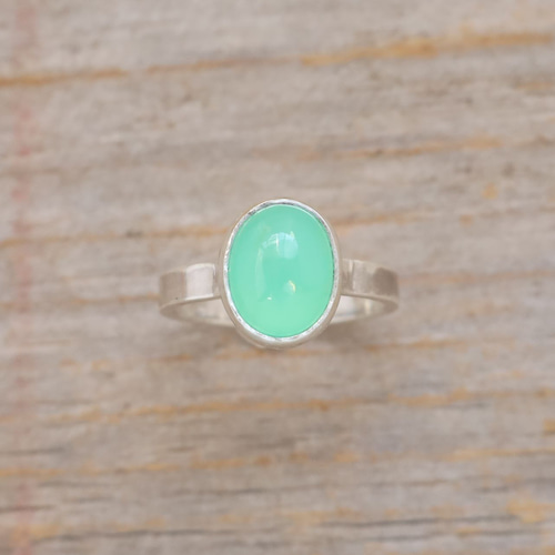 Australian Chrysoprase Ring オーストラリア産クリソプレーズのリング