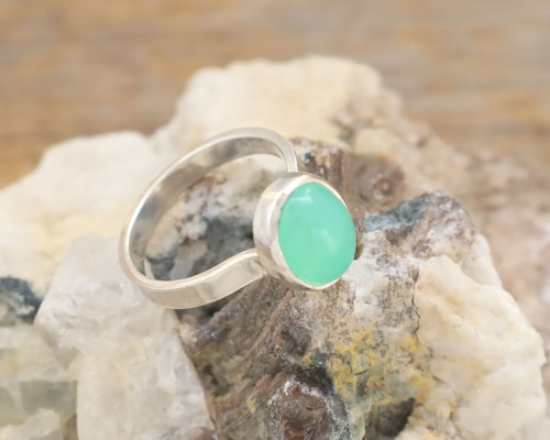 Australian Chrysoprase Ring オーストラリア産クリソプレーズのリング