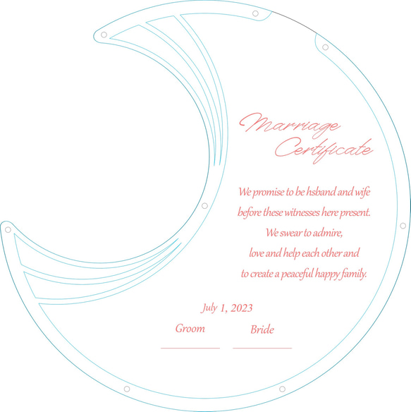 ウェルカムドロップス 結婚証明書ver ウェルカムドロップス本体 木製スタンド 本体素材：アクリル ハート型チップ6枚