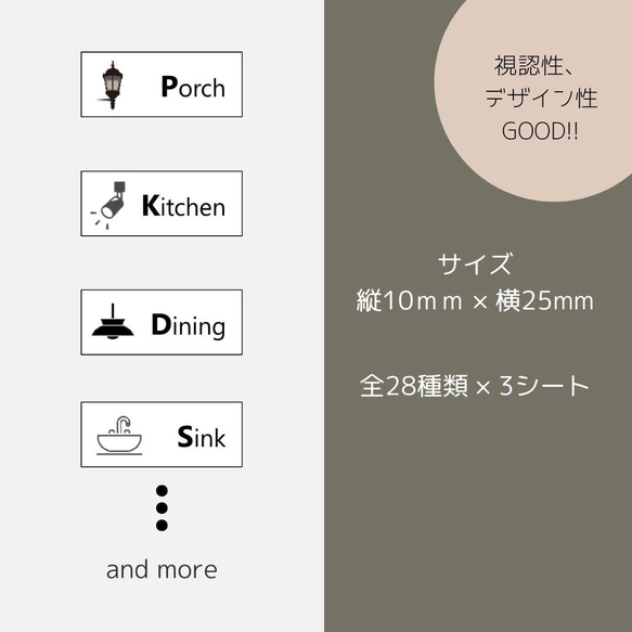 【Standard×マット紙】パナソニック(Panasonic) ネームカード/ネームスイッチ コスモ/アドバンス兼用 5枚目の画像
