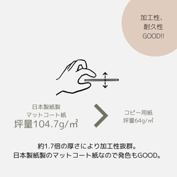 【Standard×マット紙】パナソニック(Panasonic) ネームカード/ネームスイッチ コスモ/アドバンス兼用 6枚目の画像