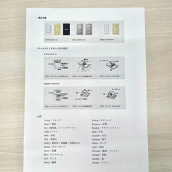 New【マット紙】パナソニック/Panasonic  ネームスイッチ ネームカードコスモ/アドバンスシリーズ兼用 7枚目の画像