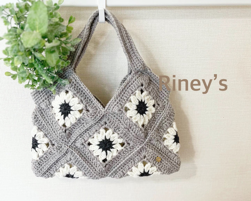 かぎ編みモチーフバッグ ハンドバッグ Riney's market 通販