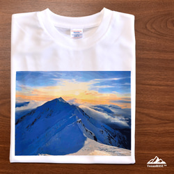 伯耆大山 雪山 Tシャツ ドライ 吸水速乾 山 登山 アウトドア 1枚目の画像