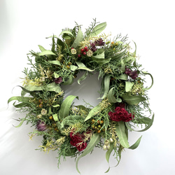 ストックと紫陽花の春色リース＊ドライフラワーwreathe◎24センチ 16c763518774899e31f4a39183f7af