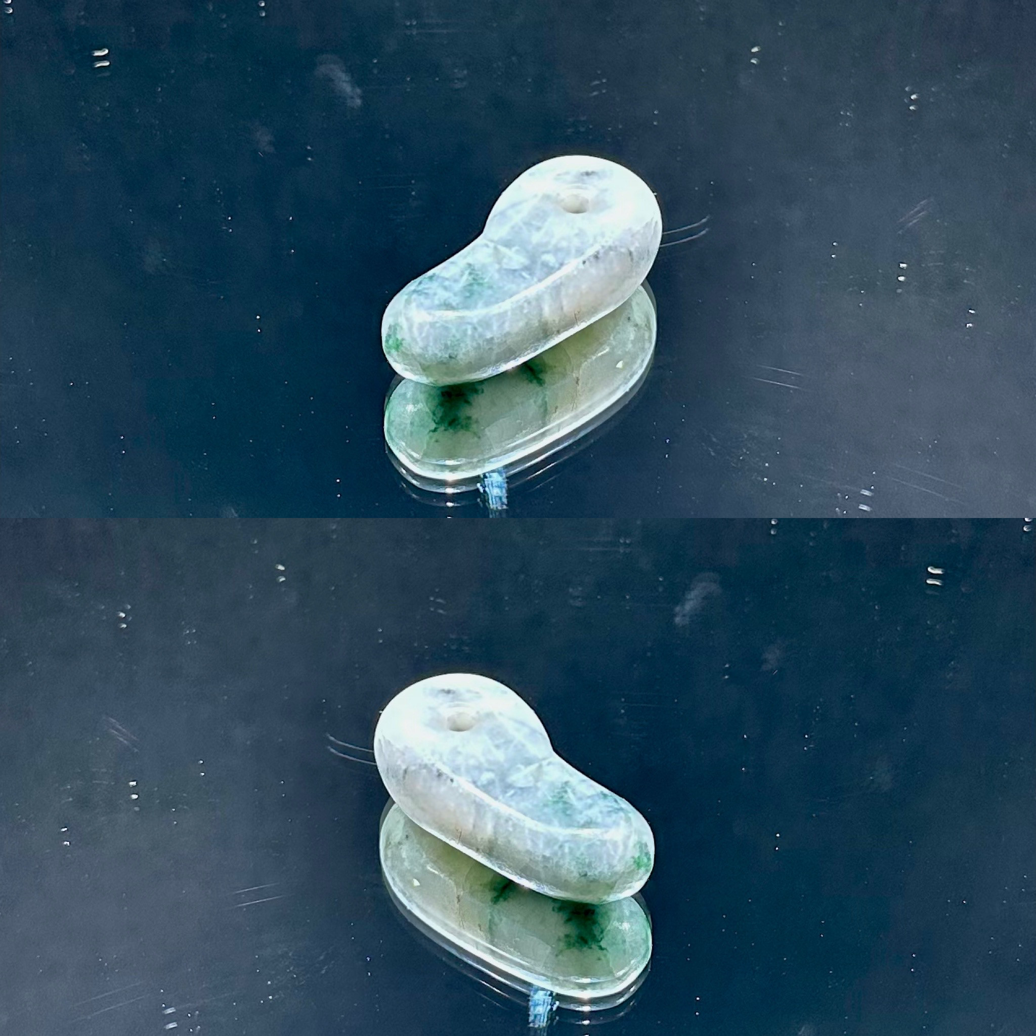 国石ロウカン翡翠勾玉