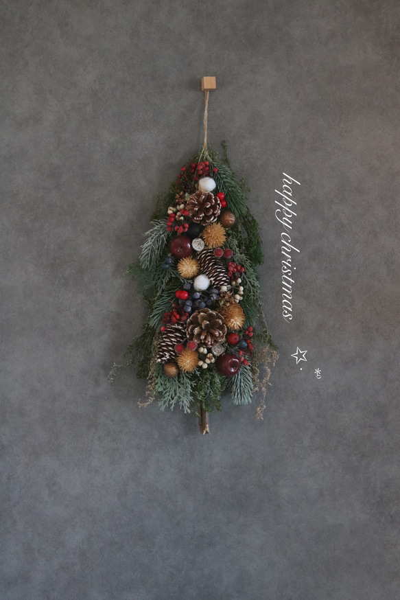 ♡クリスマススワッグ11月初旬くらいから 随時出品します♡ 楽天市場】クリスマス スワッグ ツリー セット プリザーブド ドライ