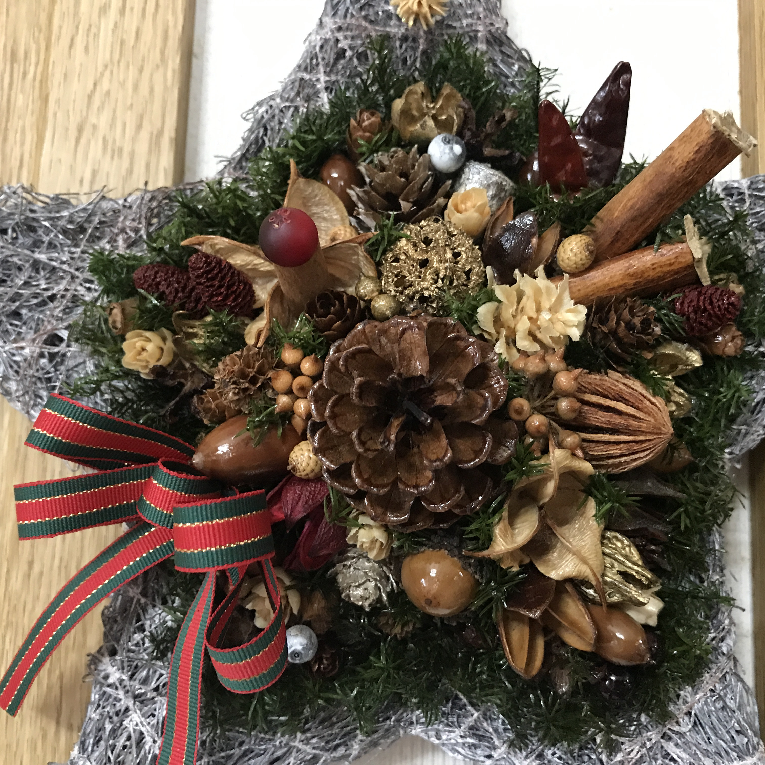 《新作》北欧の森のシックでアンティークなクリスマス・スターリース（受注制作）