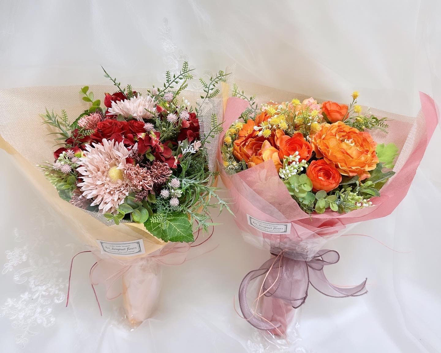 御両親花束贈呈用　ミニブーケ2個(ブーケ購入者特典価格)