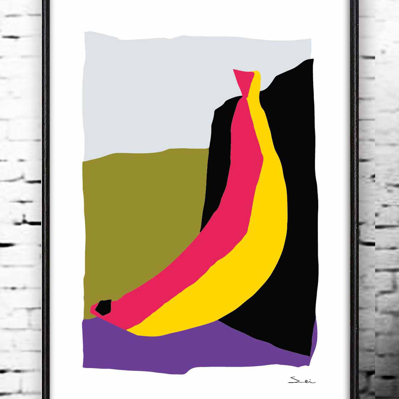 Fruits　イラスト　ポスター　A4 A3 A2 A1　アートポスター　（アート　sei　新着順）検索　1485