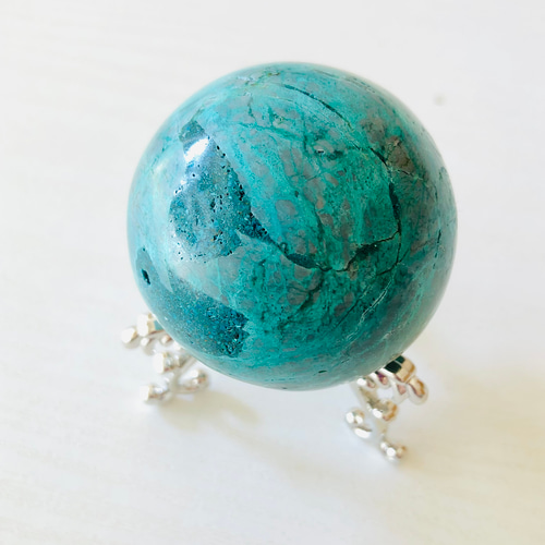 アズロマラカイトクリソコラ丸玉