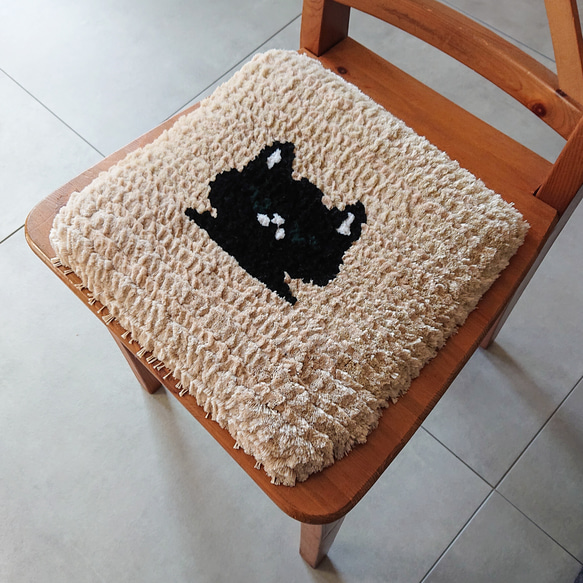 手織りの椅子敷き No.007 カーペット・絨毯・ラグ・マット ひさ 通販