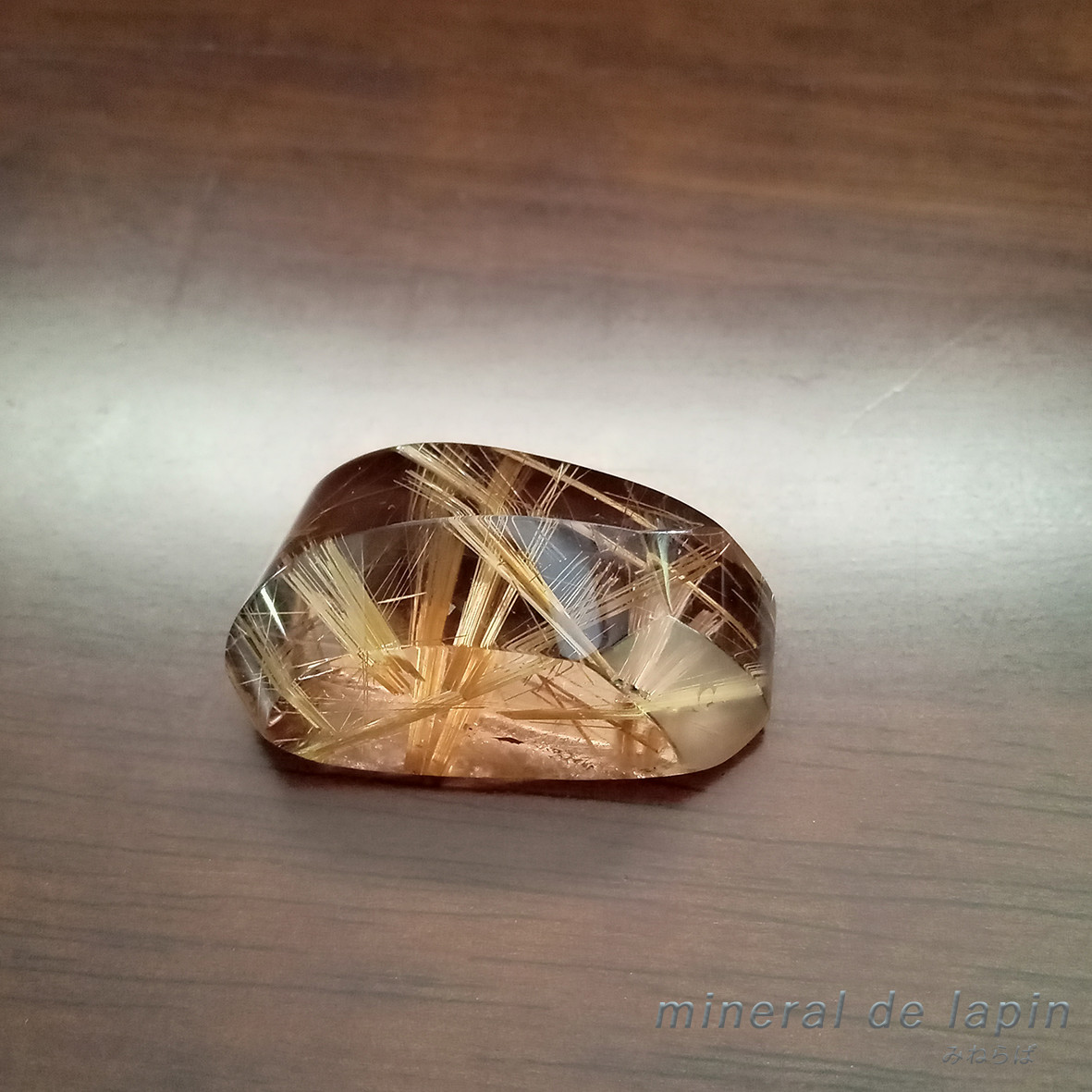 ひろりんプラチナルチルクオーツ プラチナルチルクォーツ 丸玉ブレス 13mm No.5【1点もの