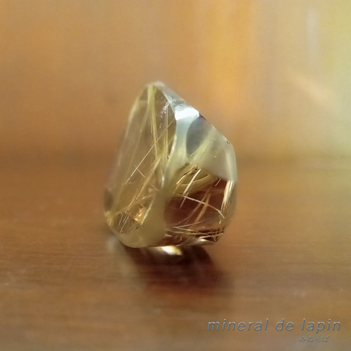 ルル⭐︎天然石 ルチルクオーツ 71.44カラット 大きなルース 天然石 mineral de lapin