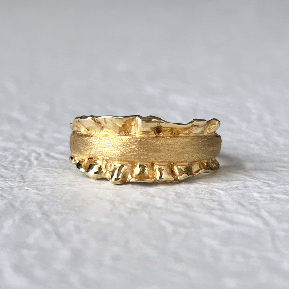 大人の甘辛フリルリング【side frill ring(gd)】