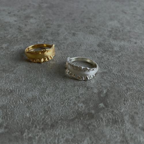 大人の甘辛フリルリング【side frill ring(gd)】 指輪・リング shiho