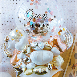 周年祝い バルーン ギフト 1周年 10周年 美容室 ネイルサロン ドッグ