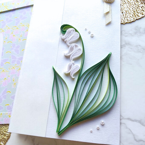 特別なお祝いに！＊すずらん クイリングのご祝儀袋 ご祝儀袋・袱紗